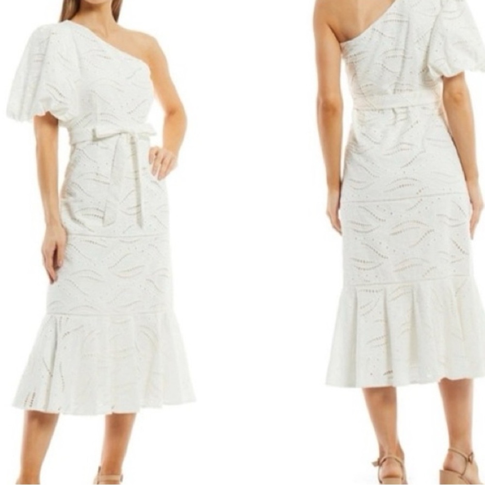 NEW WITH TAGS Gibson Latimer One-Shoulder Dress